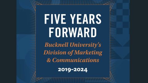 An image of a report cover that reads "Five Years Forward"