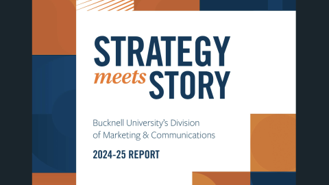 An image of a report cover that reads "Strategy Meets Story"