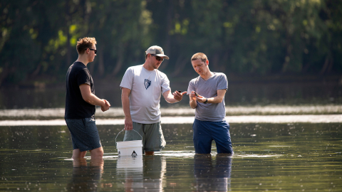 Susquehanna River mussel research 2022