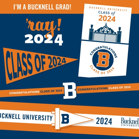 Commencement 2024 collage of printables