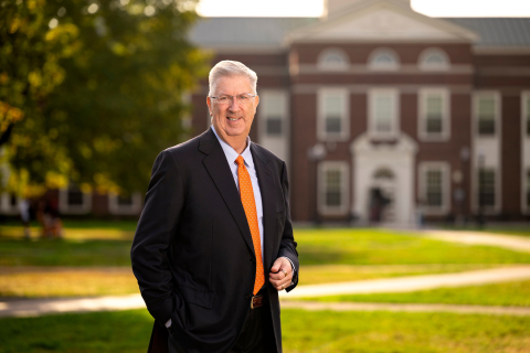 Portrait of President John Bravman