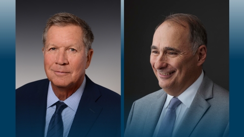 Bucknell Forum to Present John Kasich, David Axelrod