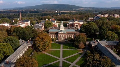 An aerial photo of Malesardi Quad