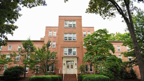 Entrance to Larison Hall