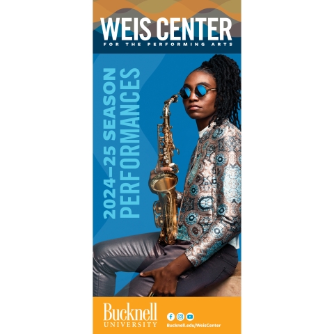 Weis Center Season 2024-25 brochure cover