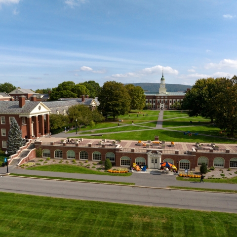 View of Bucknell's Malesardi Quad.