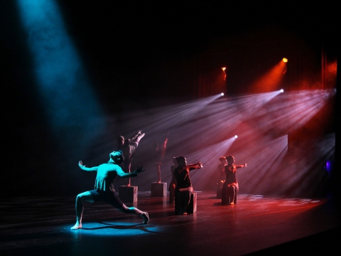 Students perform in theatre production