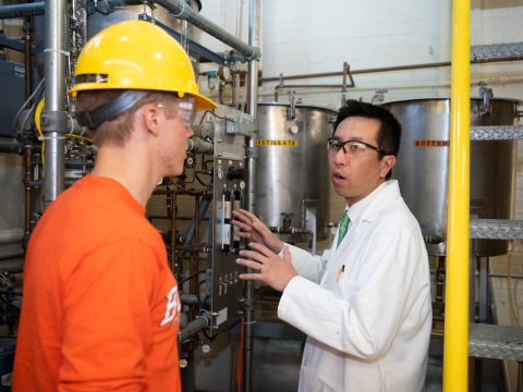 Interior of chemical engineering lab