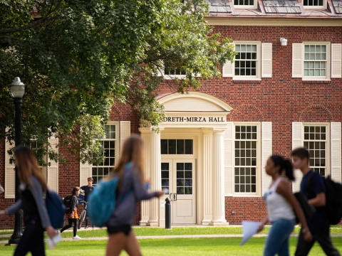 Students on campus